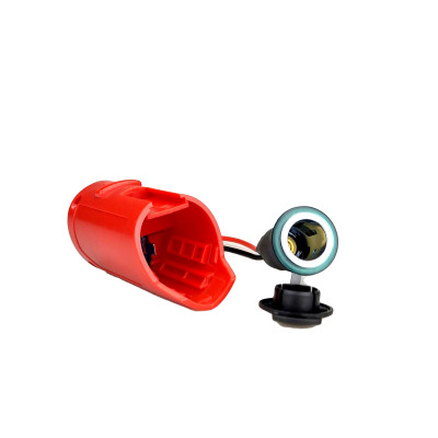 Battery holder for M12 Milwaukee 12V. Cigarette lighter socket