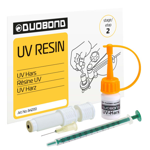 Duobond UV-Resin 1.5 ml including syringe and injector